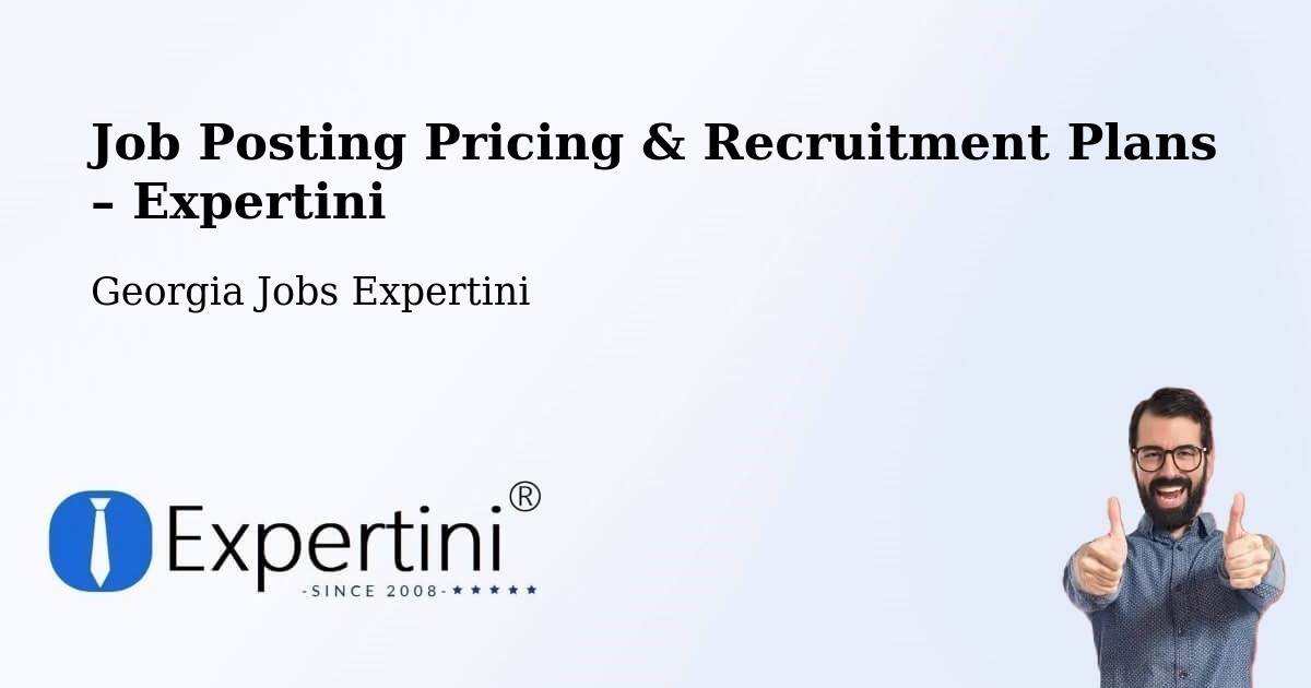 Job Posting Pricing & Recruitment Plans – Tbilisi - Tbilisi, Georgia Jobs Expertini